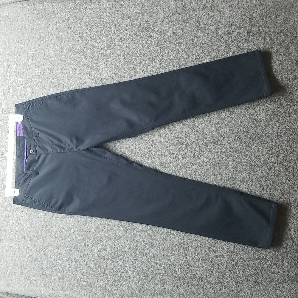 Tallia Est 1893 Dark Blue Chino Dressy Work Pants Size 34/32